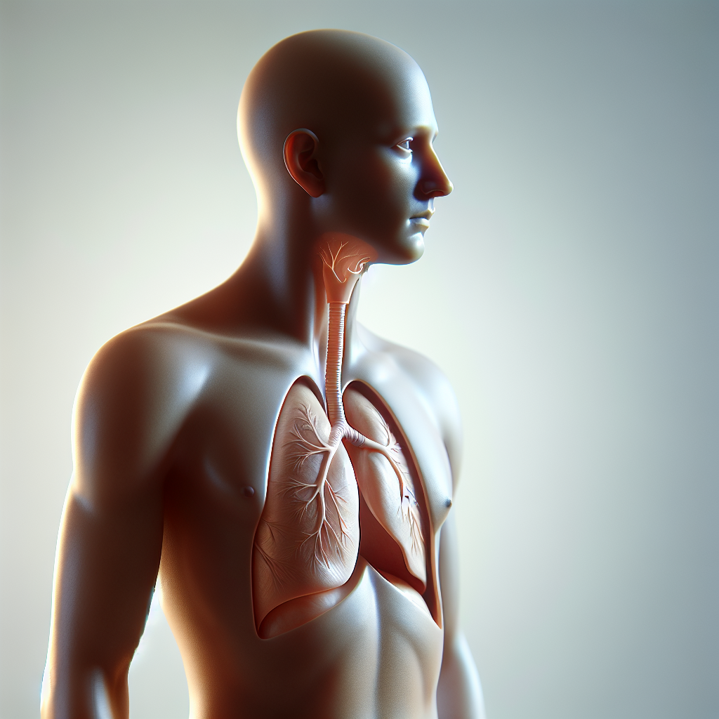 Create a photorealistic image illustrating the concept of diaphragm paralysis, often associated with ALS disease. The picture should depict a human diaphragm in a metaphorical manner in soft natural light with subtle shadows. This image should be designed to bring awareness to this rare but potentially deadly condition.