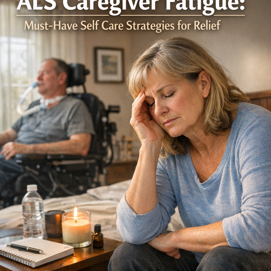 Illustration of ALS Caregiver Fatigue: Must-Have Self Care Strategies for Relief