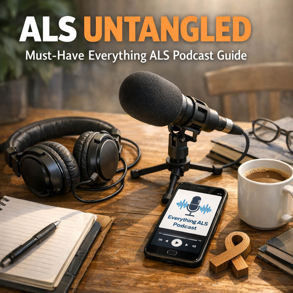 Illustration of ALS Untangled: Must-Have Everything ALS Podcast Guide