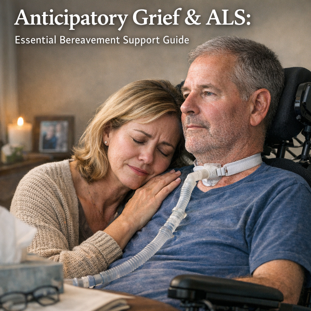 Illustration of Anticipatory Grief ALS: Essential Bereavement Support Guide