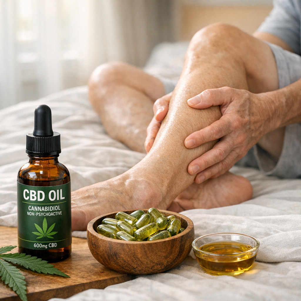 Illustration of Cannabidiol ALS: Effortless, Non-Psychoactive Relief for Cramps
