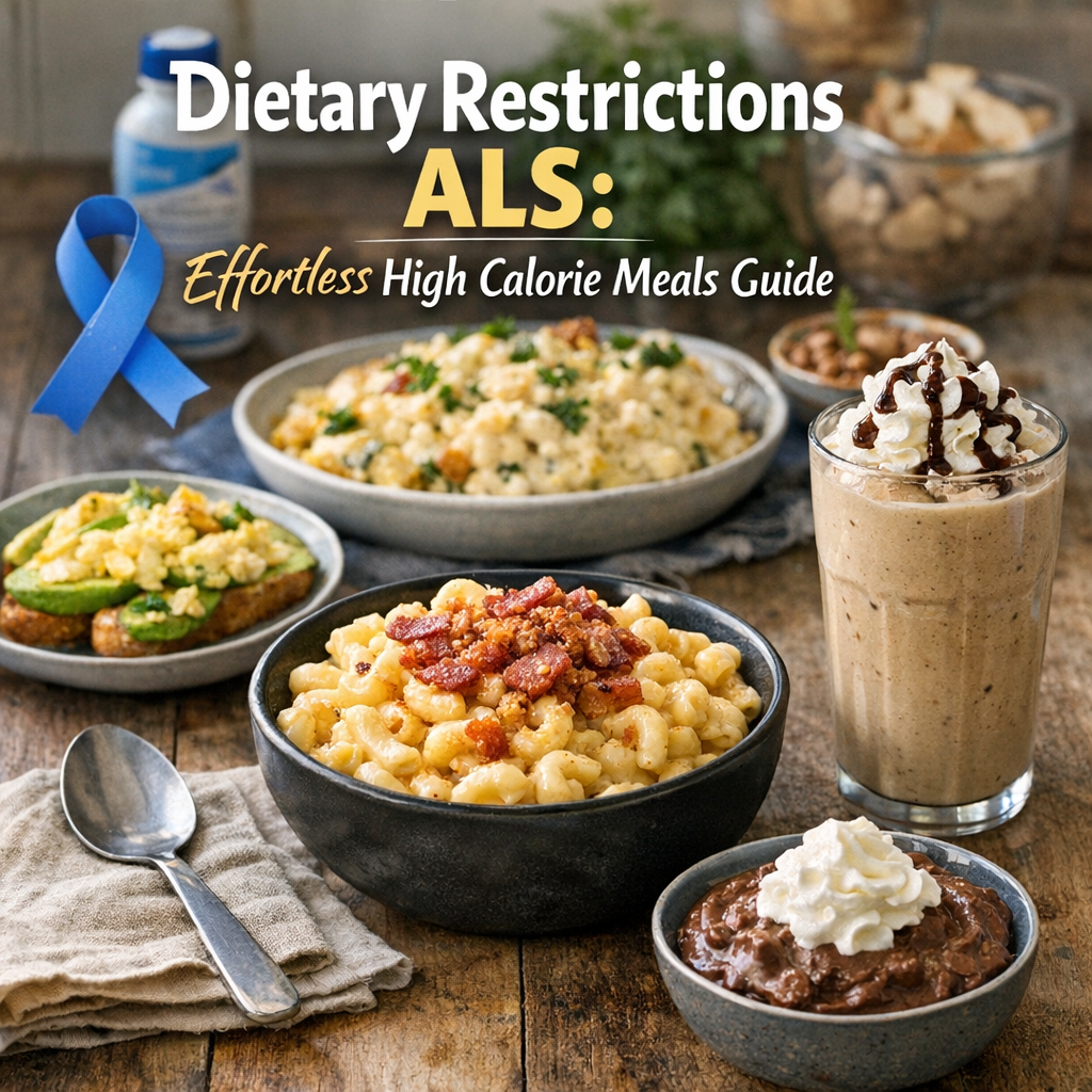 Illustration of Dietary Restrictions ALS: Effortless High Calorie Meals Guide