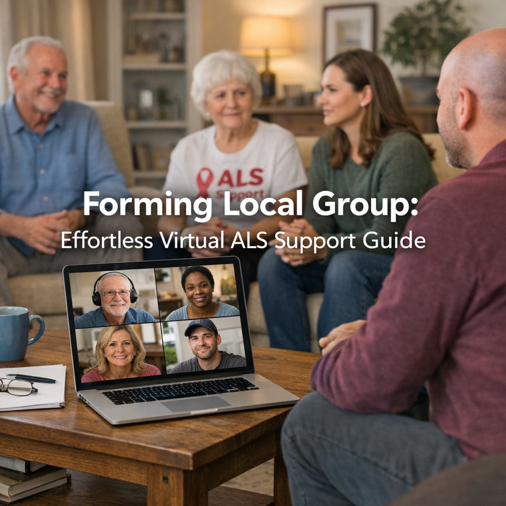 Illustration of Forming Local Group: Effortless Virtual ALS Support Guide