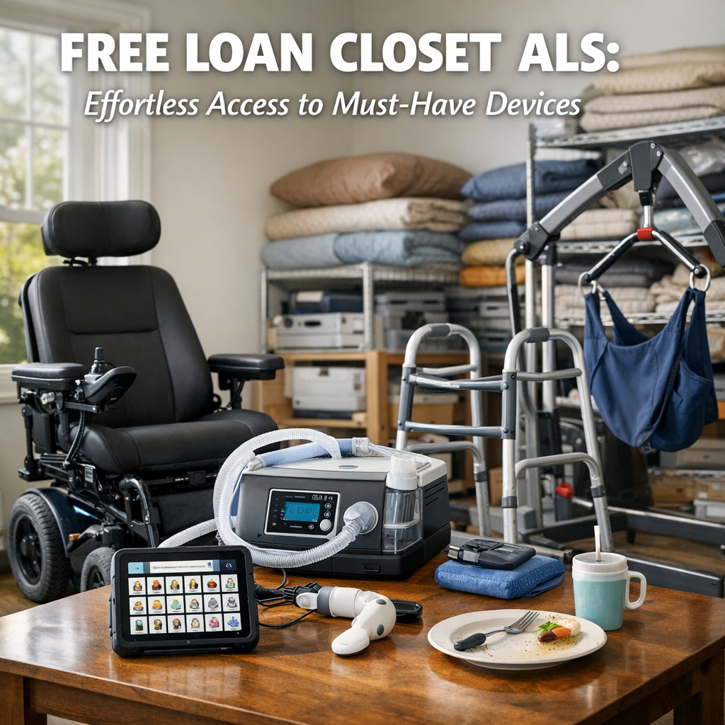 Illustration of Free Loan Closet ALS: Effortless Access to Must-Have Devices
