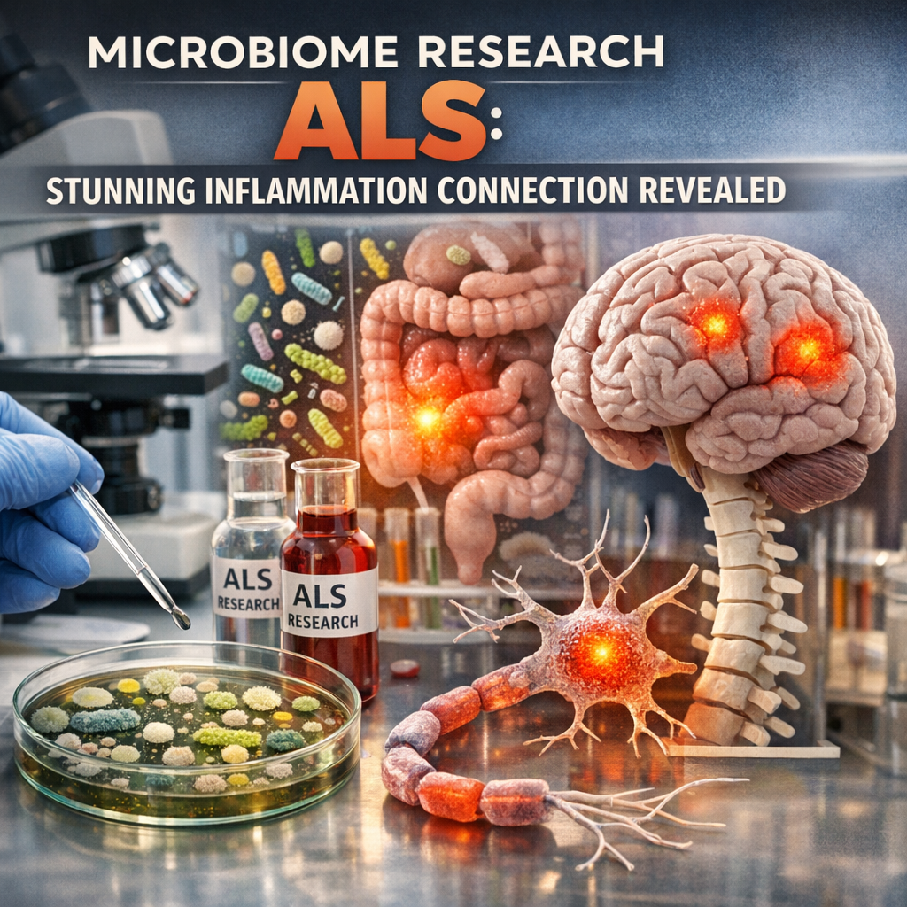 Illustration of Microbiome Research ALS: Stunning Inflammation Connection Revealed