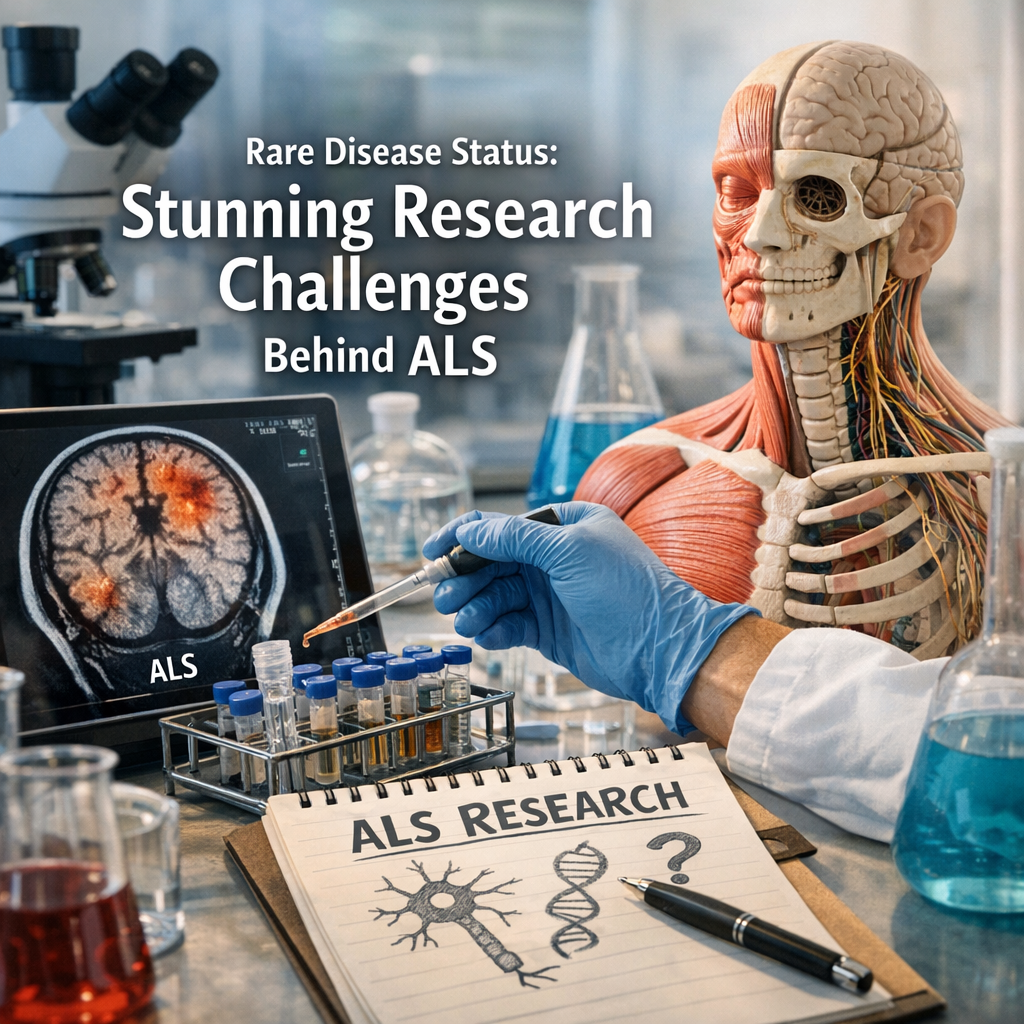 Illustration of Rare Disease Status: Stunning Research Challenges Behind ALS