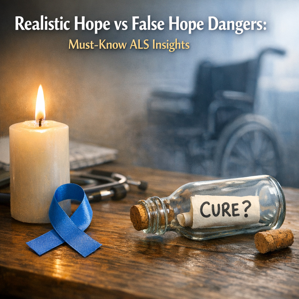 Illustration of Realistic Hope vs False Hope Dangers: Must-Know ALS Insights