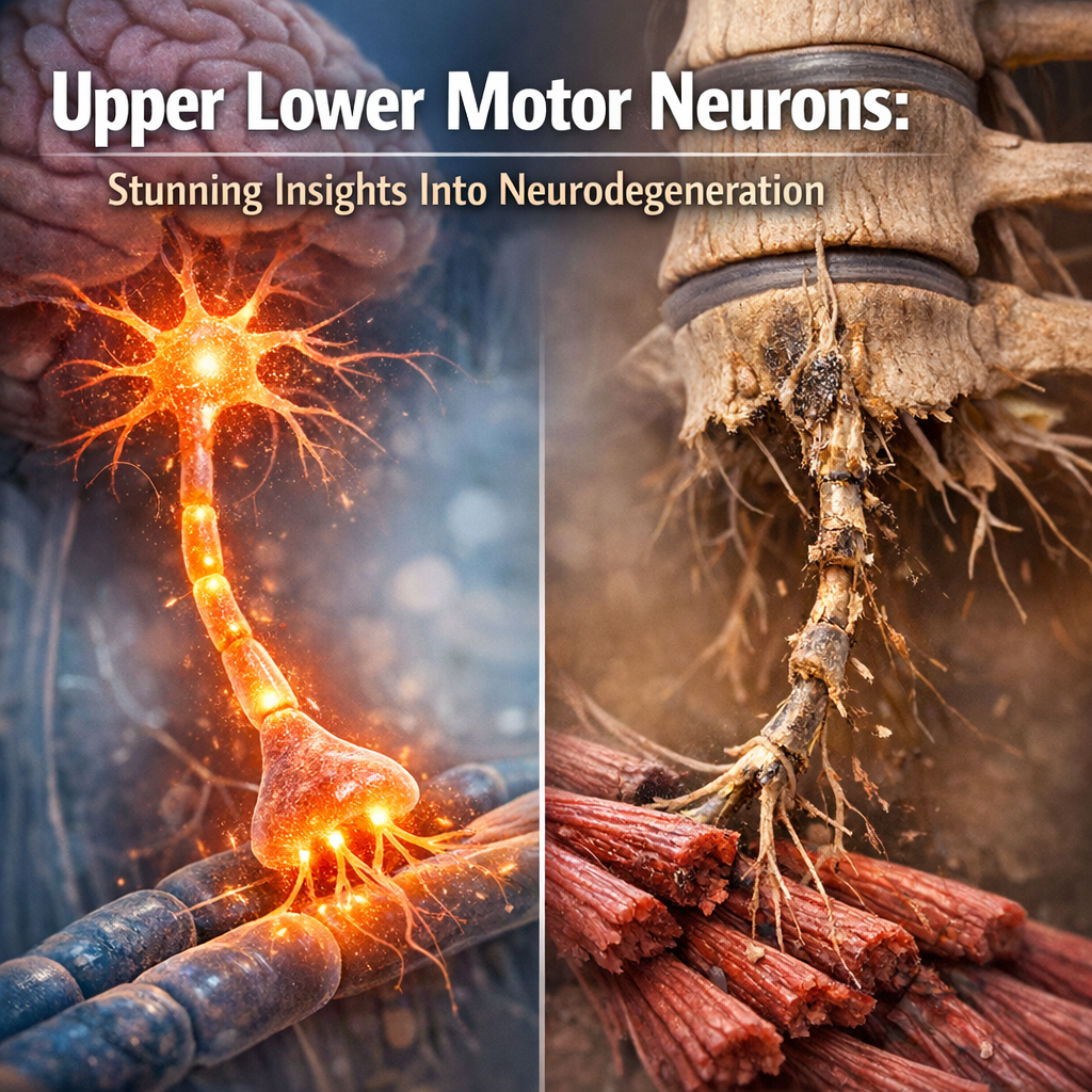 Illustration of Upper Lower Motor Neurons: Stunning Insights Into Neurodegeneration