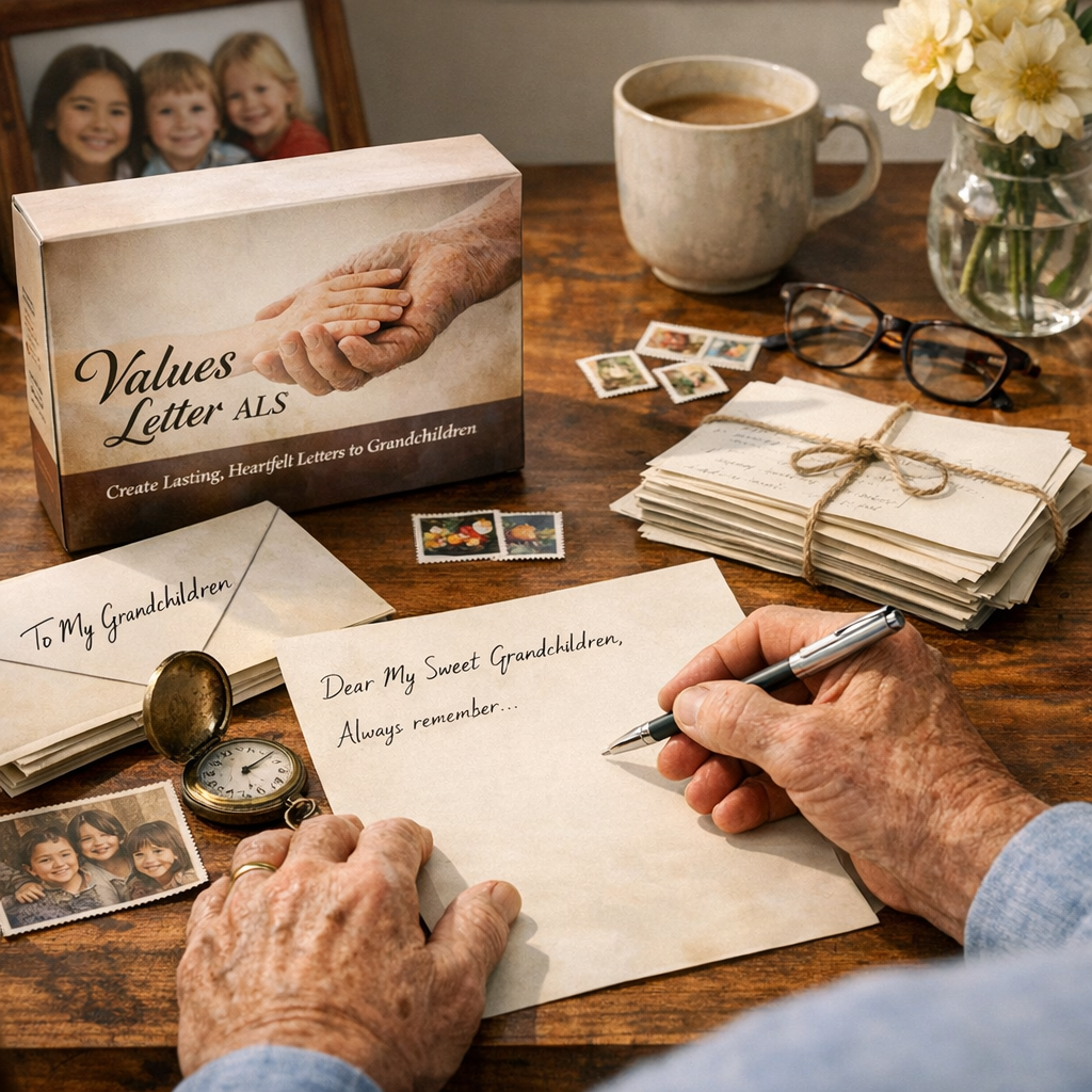Illustration of Values Letter ALS: Create Lasting, Heartfelt Letters to Grandchildren