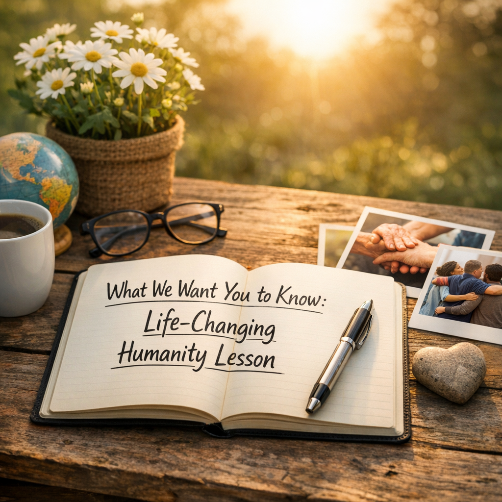 Illustration of What We Want You to Know: Life-Changing Humanity Lesson